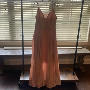 Skylar dress in blush- size M